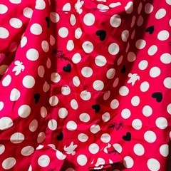 美品　ハイローチェアカバー　ミニー柄　ナイロンの画像
