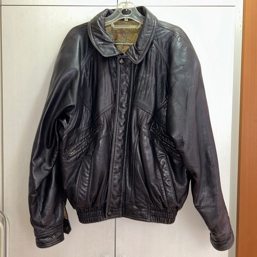 革　ジャンパー　レトロ
