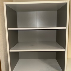 木製キャビネット扉付き5段+扉付き3段の画像