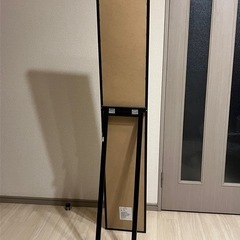 【美品】スリム型スタンドミラーの画像