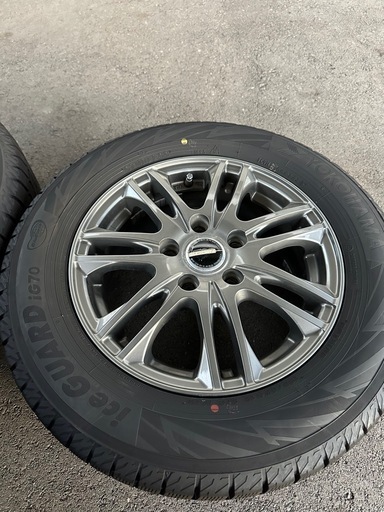 2024年製YOKOHAMA ice GUARD IG70 スタッドレス タイヤホイールセット　195/65R15