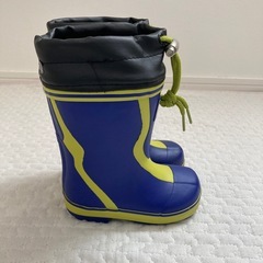 【新品未使用】　男の子用長靴　15cmの画像