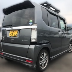 お買い得車‼️N-BOX カスタム+G Lパッケージ　パワースライドドア　ナビ　テレビ　Bluetooth キーフリー　プッシュスタート　オーバーヘッドコンソール　ETCの画像