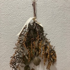 【再掲】ミモザ　ドライフラワー　スワッグの画像