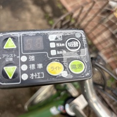 電動アシスト自転車BRIDGESTONEグリーン　中古！　　48500円の画像