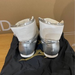 ボクシングシューズ　28.5cm 生産受注品　シルバー　スポーツ　シューズの画像