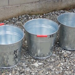 金属バケツセット（その３） ３個セットの画像