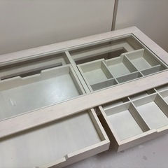 小物収納付ローテーブル　　の画像