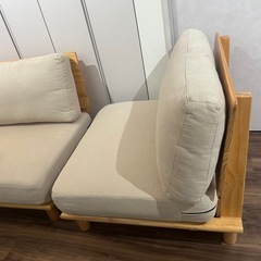 Ricordo 北欧テイスト ローソファ 2点セットの画像