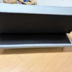 ソファーベット グレー   の画像