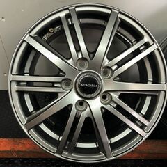 BS BRIDGESTONE BALMINUM B10 バルミナ 社外ホイール 15インチ 4本 6J5HPCD114.3+53 フリード ヴォクシー ノア エスクァイア等　(SHI023)の画像