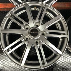 BS BRIDGESTONE BALMINUM B10 バルミナ 社外ホイール 15インチ 4本 6J5HPCD114.3+53 フリード ヴォクシー ノア エスクァイア等　(SHI023)の画像