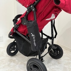 AirBuggy エアバギー ココブレーキ レッド ベビーカーの画像