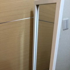 スタンドミラー　姿見　ホワイトの画像