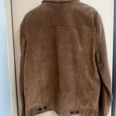 アメリカンイーグル 本革スエードジャケット（XL）極美品／上質レザーの存在感 の画像