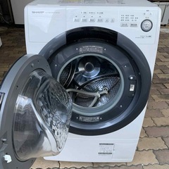 ドラム式洗濯機(SHARP 7kg\乾燥3,5kg 2019年製)
の画像
