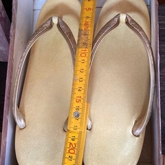 草履 ぞうり ゴールドの画像