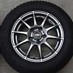 中古美品☆スタッドレス BLIZZAK VRX2(ブリヂストン) ＋SCHNEIDERホイール(シュナイダー) 195/65R15 冬タイヤ×4本 5穴の画像