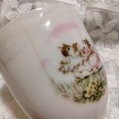 リス柄ティーカップ５客セット　の画像