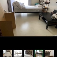 一人暮らしにぴったりオシャレなシングルベットの画像