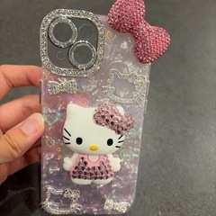 キティ　スマホケース　iPhone14の画像