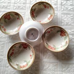 美品　洋山　焼き物　和皿　中５枚　小５枚　合計１０枚セットの画像