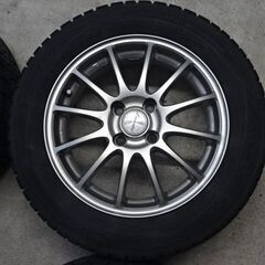 中古☆スタッドレス WINTER MAX WM01(ダンロップ) ＋Exceederホイール(ブリヂストン) 175/65R15 冬タイヤ×4本 4穴の画像