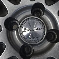 中古☆スタッドレス WINTER MAX WM01(ダンロップ) ＋Exceederホイール(ブリヂストン) 175/65R15 冬タイヤ×4本 4穴の画像