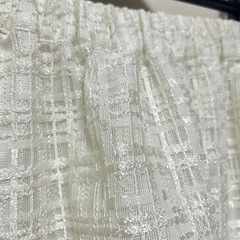 【Apart by 】レディース レース ロング スカート FREEサイズ 白の画像