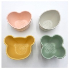 【新品】離乳食小鉢４点セット　くすみカラー　
の画像