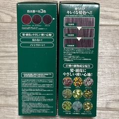 【送料込み】白髪用カラーシャンプー 2点×2種の画像