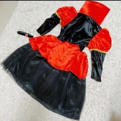 【新品未使用】ハロウィン ドレス 100 ワンピース コスプレ ヴァンパイアの画像