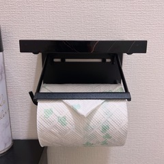 去年購入 大理石調トイレットペーパーホルダーの画像