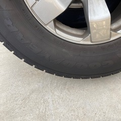 プラド　スタッドレス　純正ホイールセットの画像
