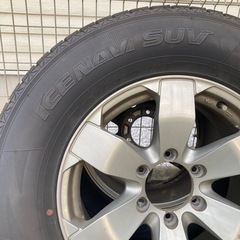 プラド　スタッドレス　純正ホイールセットの画像