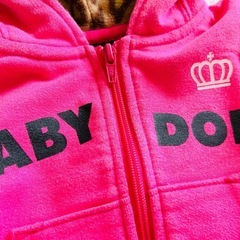 baby doll ヒョウ柄ピンクの画像