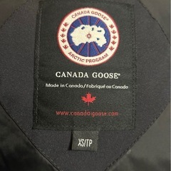 【未使用級】 カナダグースCANADAGOOSE XSネイビーBlackの画像