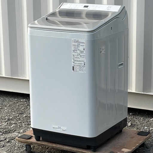 美品！高圧洗浄済み ! ! ◇パナソニック 洗濯機 2020年製 10Kg パワフル滝洗い エコナビ 風呂水 NA-F10AF8J　保