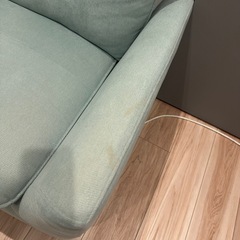 【受け渡し者が決まりました】ソファ　ティファニーブルーの画像