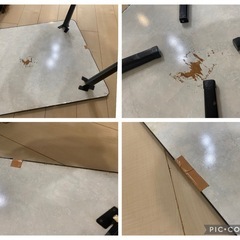 折りたたみテーブル　机の画像