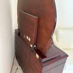 GY1021 マドレーヌ紫檀 ドレッサー　木製　化粧台　鏡　ミラーの画像