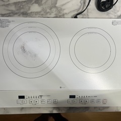 【ニトリIHクッキングヒーター 2口】の画像