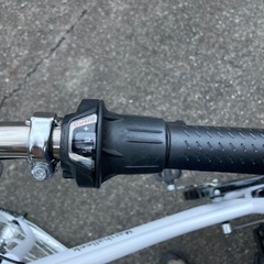 自転車　ホワイトの画像