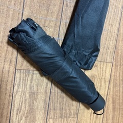 折りたたみ傘 黒の画像