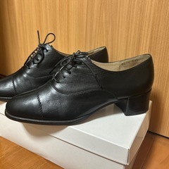 MARGARET HOWELL idea 黒 レースアップシューズ 23.5cmの画像