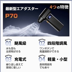エアーダスター ブロワー 200000RPM 爆風の画像