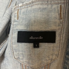allureville アルアバイル デニムジャケット Ｓサイズの画像
