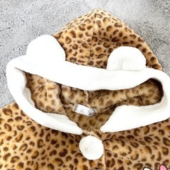 80-90cm ハローキティ  ポンチョの画像