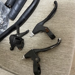 ミニベロ用ハンドル、ブレーキ、シマノシフターの画像