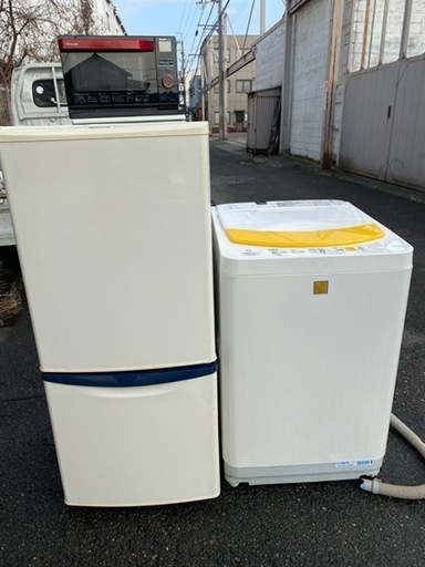 冷蔵庫洗濯機電子レンジ　セット配送設置お可能